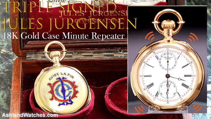 Triple Signed Jules Jurgensen Minute Repeater